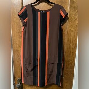 Broadway and Broom silk shift dress